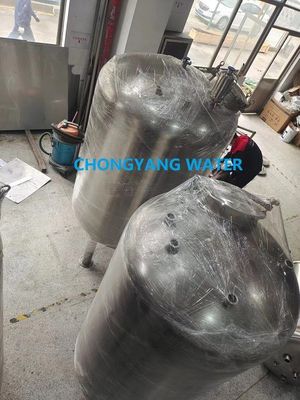 Zbiornik oczyszczonej wody Złożona ze stali nierdzewnej 304 316 Złożona z stali Zbiornik oczyszczacz wody