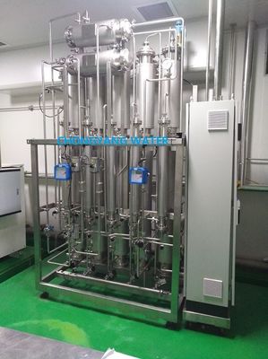 Sześć efektów Automatyczny duży destylator wody do maszyn do wtrysku wody Przemysł farmaceutyczny