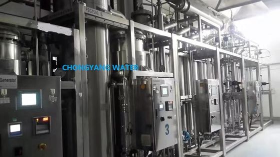 Instalacja destylacyjna wielokolumnowa ze stali nierdzewnej Oczyszczanie wody medycznej