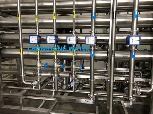System kontroli PLC Woda z kranu System oczyszczania wody Materiał ze stali nierdzewnej dla farmaceutyków