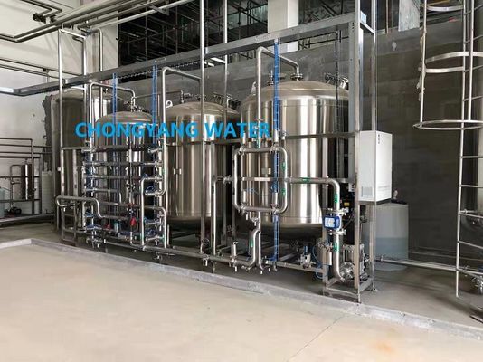 System kontroli PLC Woda z kranu System oczyszczania wody Materiał ze stali nierdzewnej dla farmaceutyków