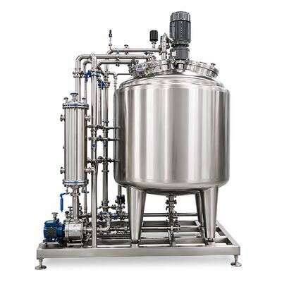 System przygotowywania roztworu biofarmaceutycznego 1000L z naczyniem SS316L (standardy GMP, sterowanie ekranem dotykowym)