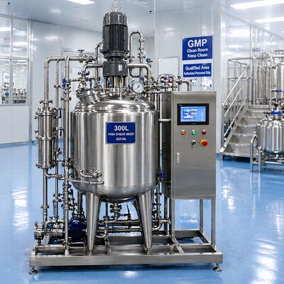 System przygotowywania roztworu biofarmaceutycznego 1000L z naczyniem SS316L (standardy GMP, sterowanie ekranem dotykowym)